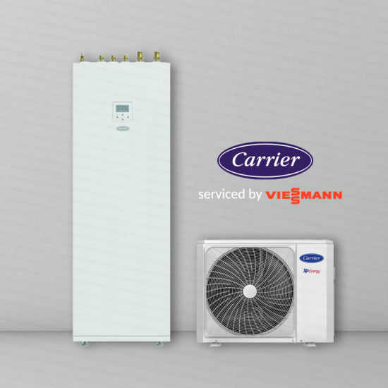 CARRIER XP ENERGY KOMPAKT - GAISA-ŪDENS SILTUMSŪKNIS "SPLIT" AR IEBŪVĒTU BOILERI 4 KW, R32 CARRIER XP ENERGY KOMPAKT - GAISA-ŪDENS SILTUMSŪKNIS "SPLIT" AR IEBŪVĒTU BOILERI 4 KW, R32