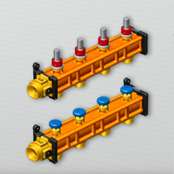 KOMBIGEO 1 1/4" - 2 - Zemes kontūras kolektors, 2 kontūrām/cilpām, savienojums G 1 1/4" KOMBIGEO 1 1/4" - 2 - Zemes kontūras kolektors, 2 kontūrām/cilpām, savienojums G 1 1/4"