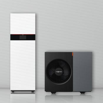 VIESSMANN VITOCAL 200-A IE COMPACT - GAISS-ŪDENS SILTUMSŪKNIS AR IEBŪVĒTU BOILERI 10 KW, 190 L, R290, 230 V, MONOBLOKS