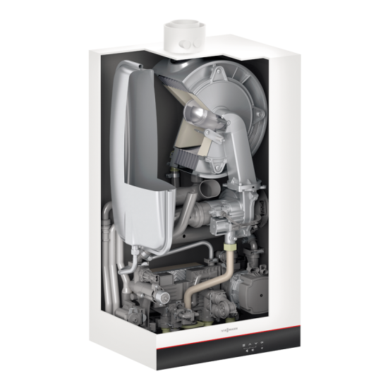 Gāzes kondensācijas katls Viessmann Vitodens 050-W B0KA kombinētais, 25 kW Gāzes kondensācijas katls Viessmann Vitodens 050-W B0KA kombinētais, 25 kW