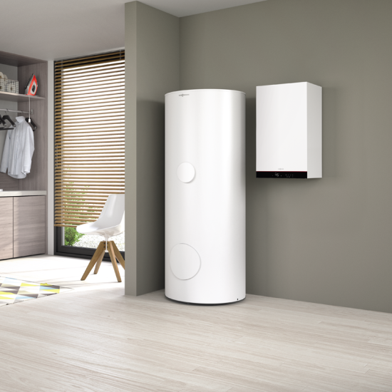 Gāzes kondensācijas katls Viessmann Vitodens 050-W B0HA ar boilera pieslēgumu, 19 kW