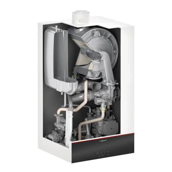 Gāzes kondensācijas katls Viessmann Vitodens 100-W B1HF ar boilera pieslēgumu, 32 kW