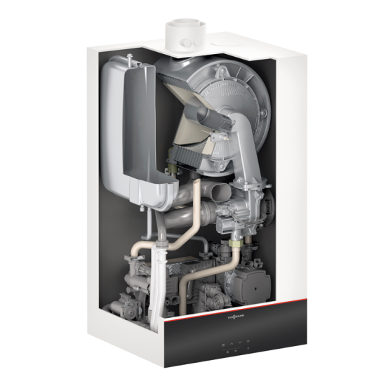 Gāzes kondensācijas katls Viessmann Vitodens 100-W B1KF kombinētais, 32 kW Gāzes kondensācijas katls Viessmann Vitodens 100-W B1KF kombinētais, 32 kW