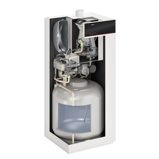 Gāzes kondensācijas katls Viessmann Vitodens 111-F B1TG ar iebūvētu ūdens tvertni, 32 kW