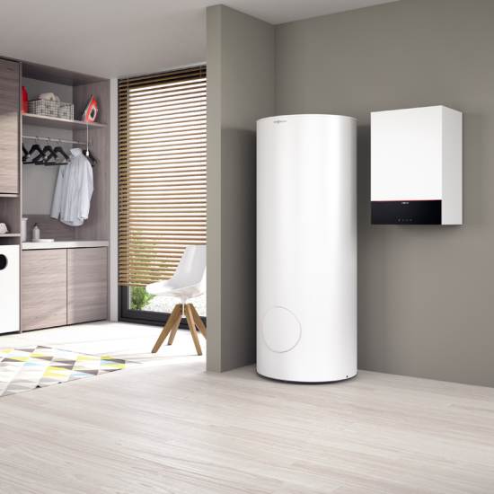 Gāzes kondensācijas katls Viessmann Vitodens 200-W B2HF ar boilera pieslēgumu, 19 kW