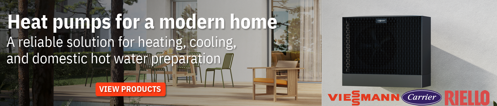 Heat pumps for a modern home, a reliable solution for heating, cooling, and domestic hot water preparation