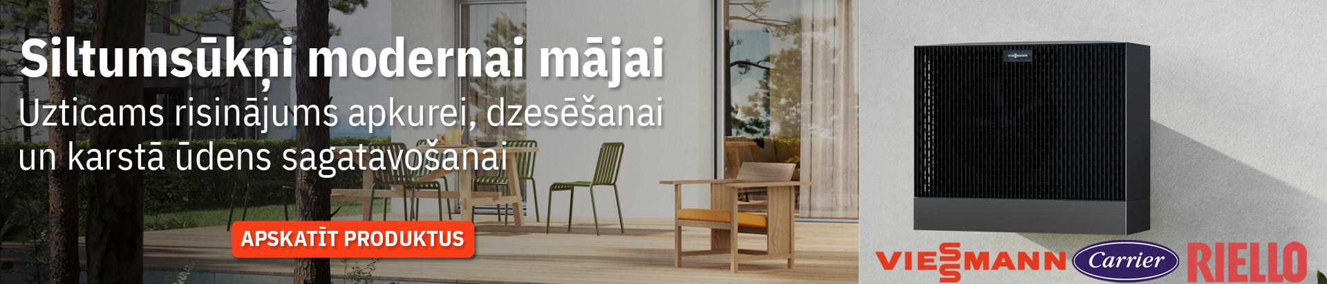 Siltumsūkņi modernai mājai, uzticams risinājums apkurei, dzesēšanai un karstā ūdens sagatavošanai