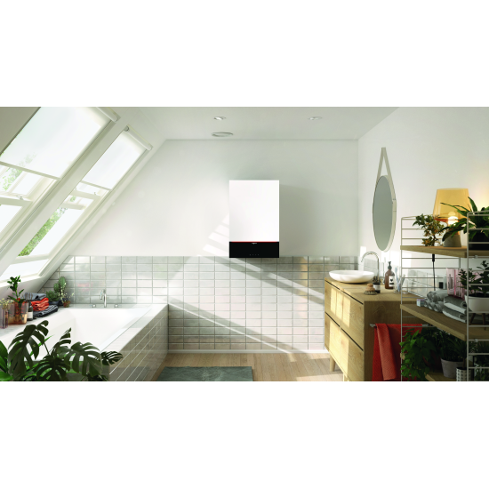 Gāzes kondensācijas katls Viessmann Vitodens 200-W B2HF kombinētais, 19 kW