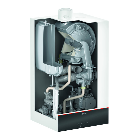 Gāzes kondensācijas katls Viessmann Vitodens 100-W B1HF ar boilera pieslēgumu, 19 kW